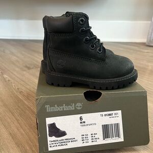 Toddler Black Timberland